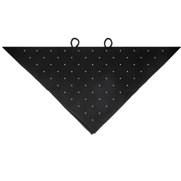 LELE SADOUGHI AUTHENTIC JET & EMBELLISHED HEAT STAMP PEARLS FACE MASK - Picture 3 of 7